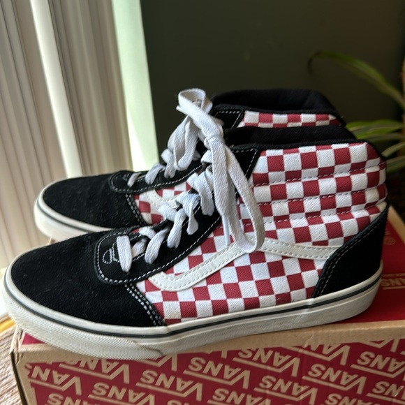Vans Ward Hi Checkerboard Sneakers - Picture 2 of 4